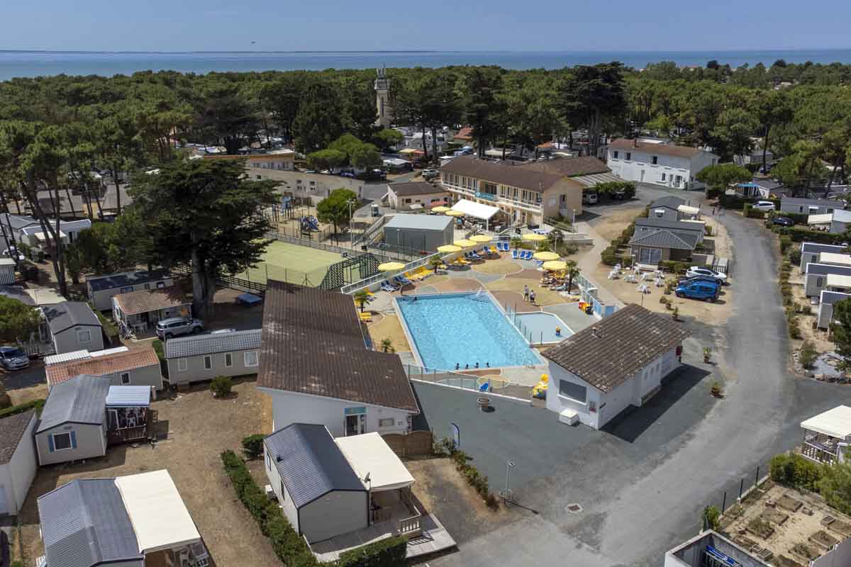 camping familial à la tranche sur mer 